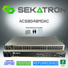 🌐 Vertiv Avocent ACS8048MDAC 48-Port Console Server ⚡ FastShip picture
