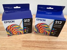 Genuine Epson 212 Standard Ink Cartridge Cyan Magenta Yellow Black (EXP 2027) picture