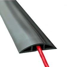 FLOOR CORD COVER Kable Kontrol 6 ft black PVC office cable safety NEW picture