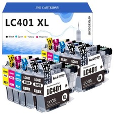 10pk LC401 LC-401 XL Ink Cartridges for Brother MFC-J1010DW MFC-J1012DW J1170DW picture