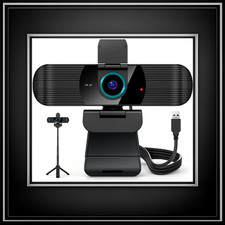 2K QHD Webcam 60fps with Tripod - USB Camera for PC/Laptop Streaming & Gaming picture