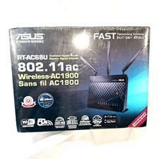 ASUS RT-AC68U AC1900 Dual-Band Gigabit WiFi Router 4-Port IPv6 Black picture