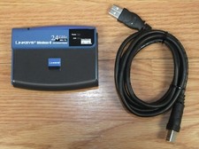 Genuine Linksys (WUSB11v4) Cisco 2.4 GHz 802.11b USB 2.0 Network Adapter *READ* picture