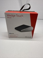 Microsoft Wedge Touch Mouse Bluetooth Wireless BlueTrack Portable Compact Black picture