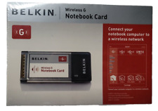 Belkin Wireless G Notebook Card 802.11g/802.11b WiFi LAN PCMCIA New Box F5D7010  picture