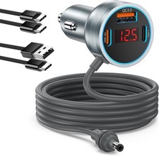 Starlink Mini Car Charger,Cigarette Lighter with Voltmeter+10FT USB C Cable 4-in picture