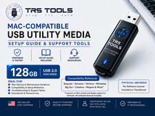 128GB Mac-Compatible USB Utility Media – Setup Guide & Support Notes picture
