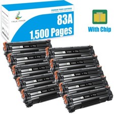 10PK CF283A 83A Toner Cartridge For HP Laserjet Pro M127fw M127fn m225dw m225dn picture