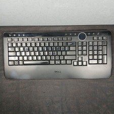 Dell Wireless Slim Black Multimedia Keyboard w/Volume Play Calc M756C Y-RBP-DEL4 picture