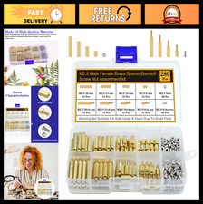 280Pcs M2.5 Standoffs Screws Nuts Kit for DIY PC Build, Raspberry Pi, Electronic picture