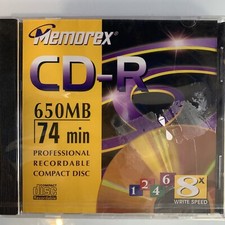 Memorex CD-R 74 Min Recordable Compact Disc New picture