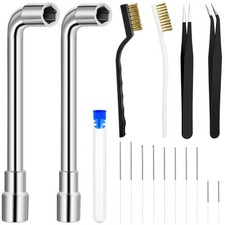 Zhehao 16 Pieces 3D Printer Nozzle Wrench Cleaning Kit,10 Cleaning...  picture