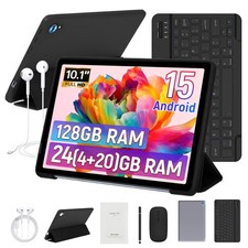 10.1 inch Android 15 Tablet With KB 128GB Storage 5G Wifi Bluetooth IPS 1280*800 picture