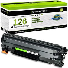 greencycle Compatible Toner for Canon 126 ImageClass LBP6200d LBP6230dw Black 1 picture