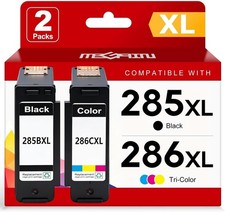 PG285 XL / CL286 XL Ink Value Pack (2 Cartridges), Compatible with TR7820 TS7720 picture