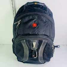 SWISSGEAR 1900 ScanSmart 17” Laptop Backpack Black Gray TSA Travel Bag picture