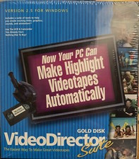 Gold Disk Video Director Suite Version 2.5 for Windows Vintage Sealed New picture