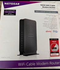 Netgear N600 WiFi Cable Modem Router (C3700) – DOCSIS 3.0 Dual Band, Open Box  picture