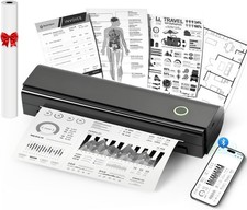 Impresora Termica Portatil Inalámbrica Con Bluetooth 8.5X11 A4 Para Casa Celular picture