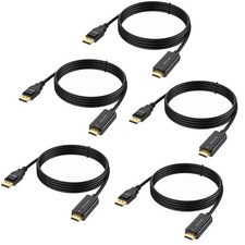 DisplayPort to HDMI Cable 3 feet 5-Pack Uni-Directional picture