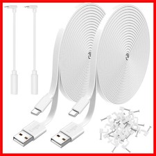 Extra Long 20FT USB A to C Extension Cable - Perfect for Home Security Cameras picture