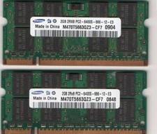 4GB 2x 2GB Kit IBM/Lenovo Thinkpad R60/R60e/R61/R61e/T60/T60p/T61/X60/X61 Memory picture