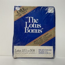 The Lotus 1-2-3 Bonus Kit For DOS 3.5” Media Vintage Computing Factory Sealed picture