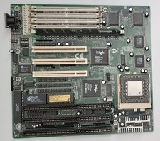 Shuttle HOT-555 Socket 7 ISA Retro Motherboard + Pentium MMX 166MHz + 32MB RAM picture