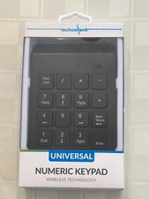 Techcellent Wireless Numeric Keypad BLACK NEW SEALED picture
