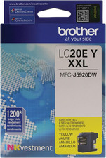 Brother LC20EY Super High Yield Yellow Ink Cartridge picture