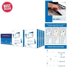 High-Performance 20 lb Copy Paper - 8.5x11, 4000 Sheets, ColorLok Technology picture