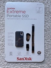 SanDisk Extreme 1TB USB-C Portable External SSD (SDSSDE60-1T00-AC) picture
