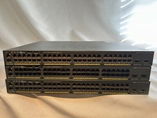 Cisco WS-C2960X-48LPD-L Lot Of 3x 48GbE PoE 2xSFP+ LAN Base Switches For Parts picture