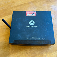Motorola Netopia 3347-02 ADSL2+ 4-Port Wireless DSL Modem Router untested picture