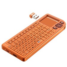 K809 Mini Wireless Keyboard Touchpad Easy Media Control Portable Orange picture
