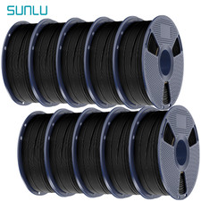 10×1KG SUNLU ABS 3D Printer Filament 1.75MM +/- 0.02MM 1KG Spool  picture