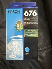 Epson 676XL High-Yield Ink Cartridge - Cyan (T676XL220) picture