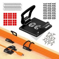 CableGenie Adjustable Cable Tidy Clips 30 Pack, Black picture