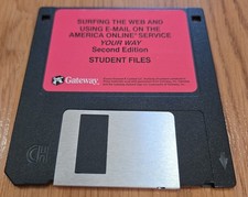 Gateway Student Files Second Edition 3.5 Inch Floppy Disk VTG Software Program picture