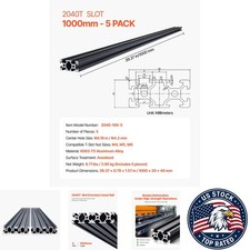Linear Rail 4-5 PCS T Slot 2040 Aluminum Extrusion for 3D Printer, CNC Machine picture