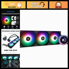 360mm ARGB Water Cooling CPU Cooler, 3 PWM Fans, AMD/Intel Compatible, Silent Op picture