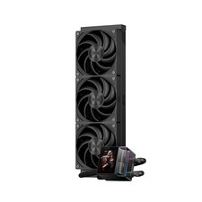 PCCOOLER AIO CPU Cooler - 3 Pack F5 R120 Case Fans - 2.4 Inch IPS LCD Screen ... picture