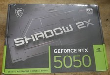 MSI GeForce RTX 5050 8G SHADOW 2X OC Graphics Card 8GB GDDR6 20 Gbps 2560 NEW picture