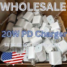 Wholesale Bulk For iPhone iPad 20W USB C Type C Power Adapter Fast Charger Block picture