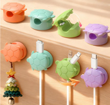 8 Pack Rotatable Cable Clips Adhesive Cord Organizer Wire Holder Multicolor picture