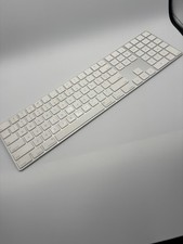 Apple Magic Keyboard A1843 Wireless Slim Numeric Keypad White Bluetooth  picture