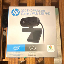 HP 320 FHD Webcam 1080p USB 2.0 Built-In Mic 30 fps - works with Chromebook picture