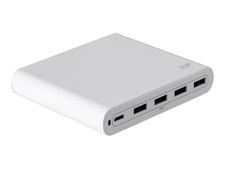 MONOPRICE 80W 5-Port USB Smart Charger 1 USB C & 4 USB A  Obsidian Speed Plus picture