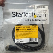 StarTech Adapter Cable Unisex 6ft Black Mini DisplayPort to DisplayPort MDP2DPMM picture
