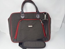 Baggallini Laptop Bag Briefcase Carry-All Brown Red picture